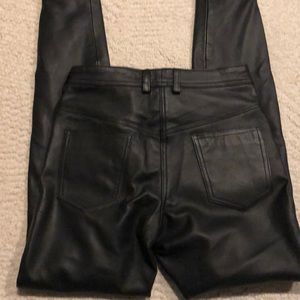 Really leather pants for tall women’s size S